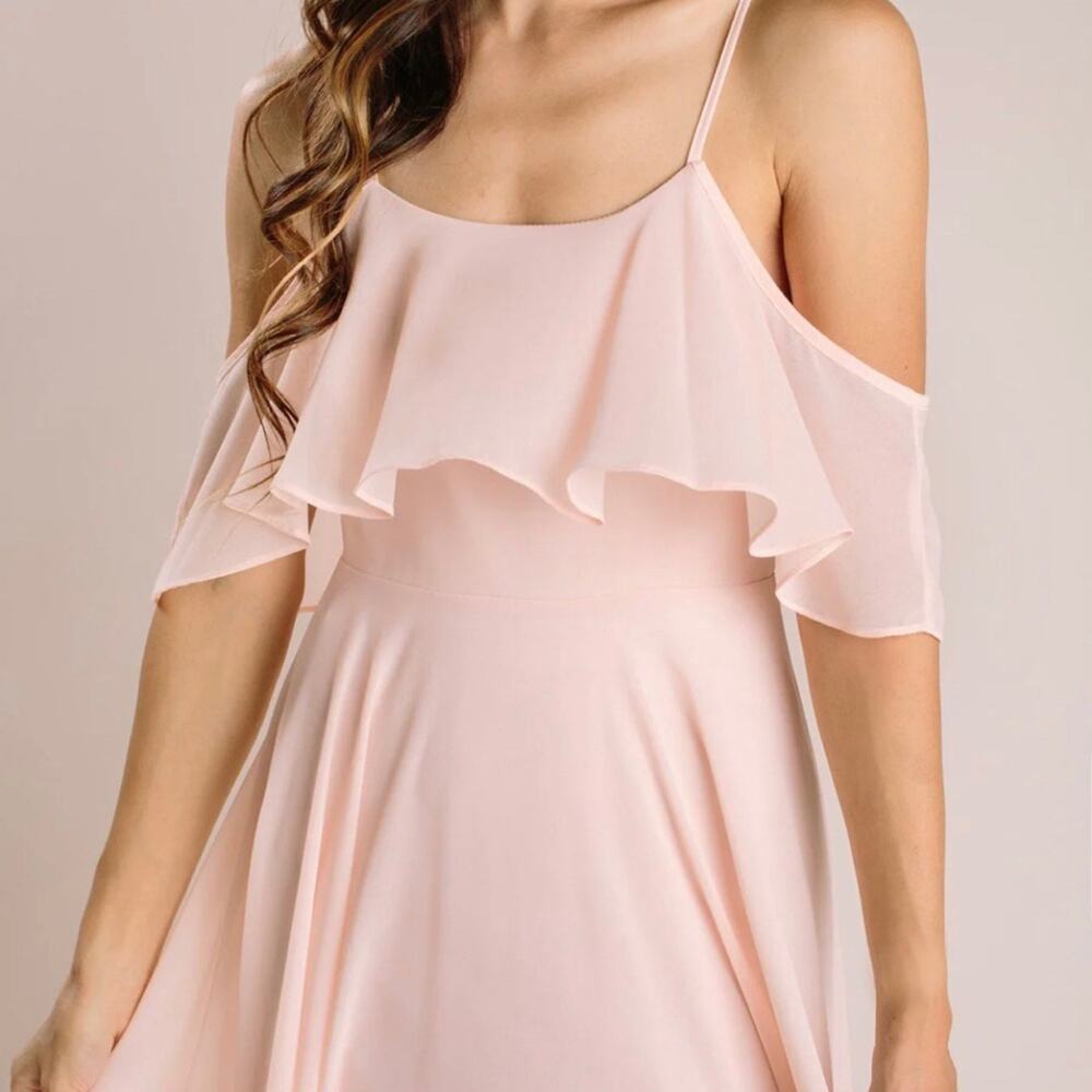 ADELE RUFFLE MAXI DRESS size large - Picture 2 of 12